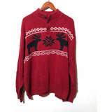 Sweater Chaps Y2k Premium Ralph Lauren Navideño Xxl