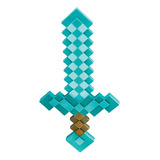 Espada Diamante Minecraft De Plástico Color Azul