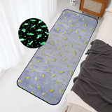 Alfombra Tapete 150cm Felpudo Pie De Cama Luminoso Infantil