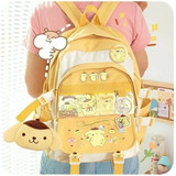 Zmshop Mochila Escolar Estilo Coreano Kawaii Sanrio Kuromi 3