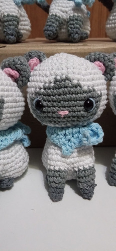 Amigurumi Souvenir Gatito Tejido A Crochet