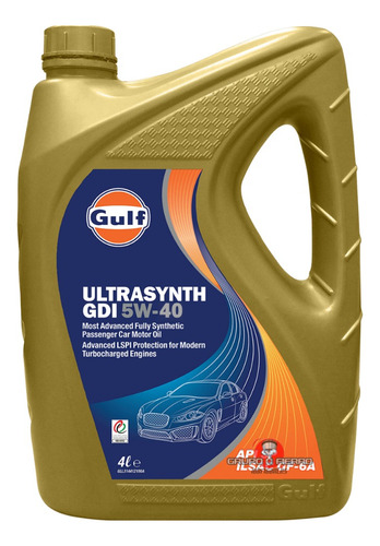Aceite Sintetico Gulf Ultrasynth Gdi 5w40 X 4 Litros