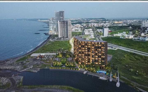 Departamento Con Vista Al Mar, Alberca Y Marina En Riviera Veracruzana - Imagen 2