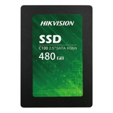 Disco Solido 480g Hikvison Ssd C100  Sataiii Color Negro