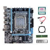 Placa Madre X79 V389+e5 2630 Cpu+ddr3 Recc 4 Gb 1333 Mhz Ram