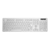 Teclado Abnt2 Teclas Redondas Branco Pop Tc400 Oex