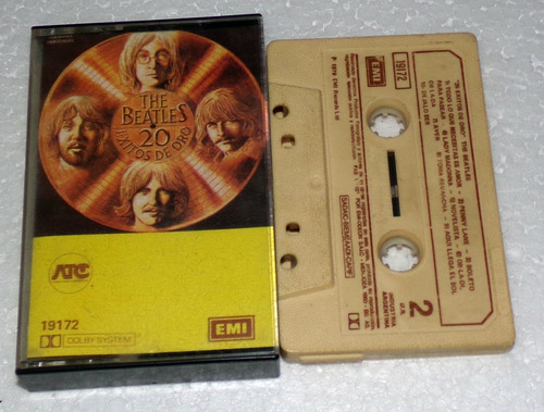 The Beatles 20 Exitos De Oro Cassette Kktus