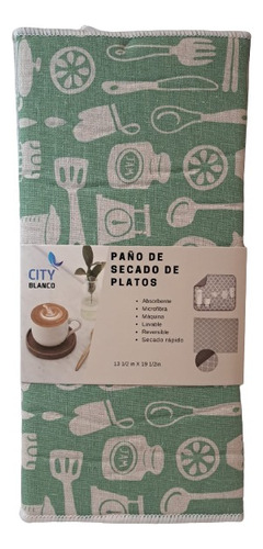 Paño Secaplatos Escurridor Absorbente Estampado 