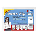 Pasta Zip Bag A5 Multiuso 26x18cm 5 Unidades Chies