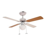 Ventilador De Techo Masterfan Condesa 42 Blanco Varilla