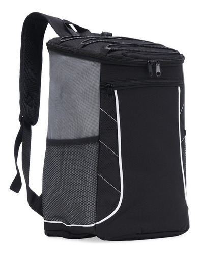 Mochila Térmica 18 Litros Cerveja Cooler Bag Freezer Marmita Cor Preto