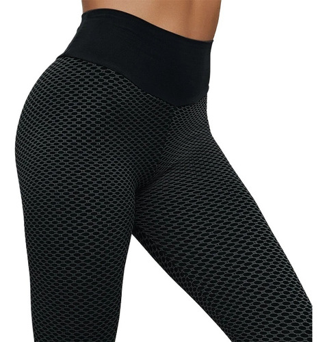 Mallas De Rejilla Pantalones De Yoga Leggings De Cintura