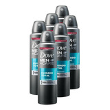 Kit 6 Desodorantes Dove Men+care Aero Cuidado Total 150ml