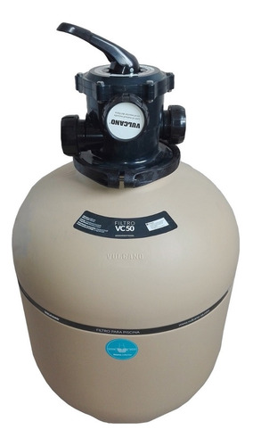 Filtro Para Piscina Vulcano Vc 50 Multivalvula De 6 Vias