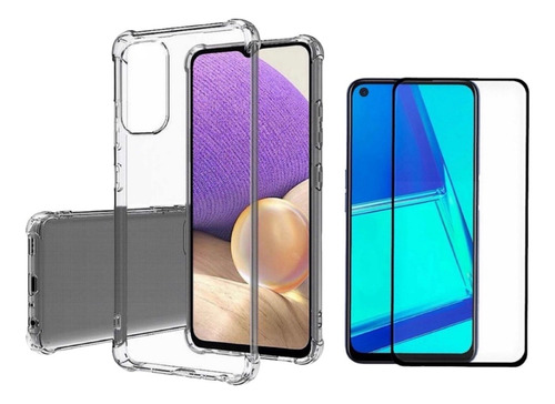 Carcasa Transparente Para Samsung A52/a52s+lámina Pantalla