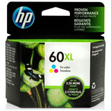 Cartucho De Tinta Hp 60 Xl Color (cc644wb  ) Lacrado F4580