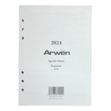 Repuesto Agenda Arwen 2024 Diario N8 16 X 22 Cm