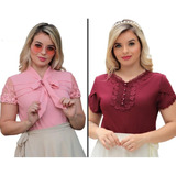 Kit Com 10 Blusas Estilo Evangelica Barato No Atacado 