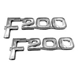 Par De Emblemas Laterales Ford F200 1980-1991