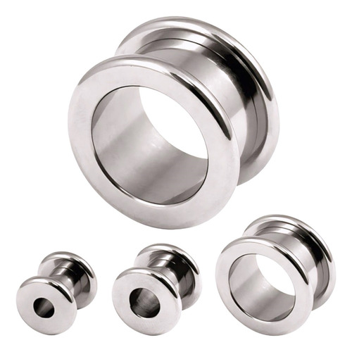 Piercing Alargador Túnel Titânio Hipoalergênico 4mm 6mm