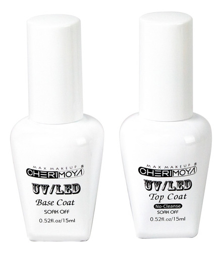 Kit Base Coat Y Top Coat 15ml Cherimoya