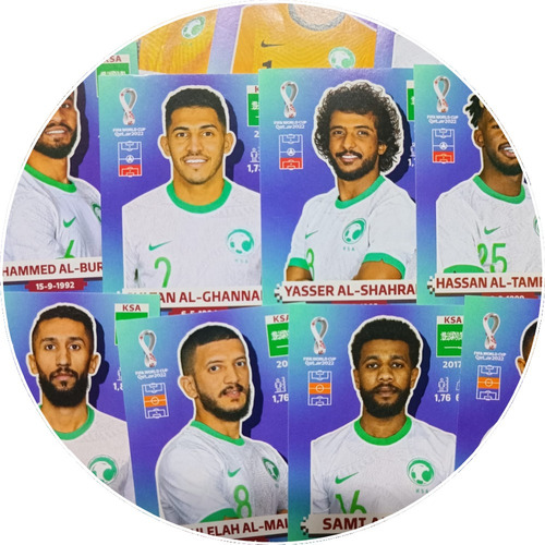 Arabia Saudita - Lamina Original Álbum Mundial Qatar 2022