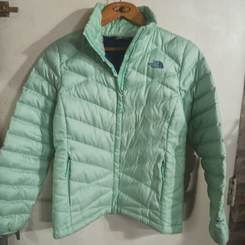 Campera  Pluma The North Face M Mujer Verde Agua 550 Northfa