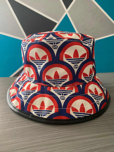 Gorro Bucket Hat adidas X Gucci Red/blue