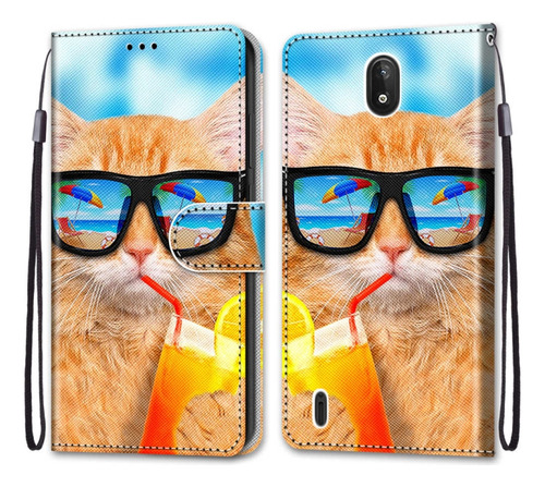 Funda De Piel Para Nokia C2