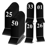 Remerry 50 Numeros De Mesa Del 1 Al 50 Tarjetas Acrilicas De