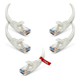 Cable Ethernet Cat 6 De 1 Pie (paquete De 5) - Sin Enganches