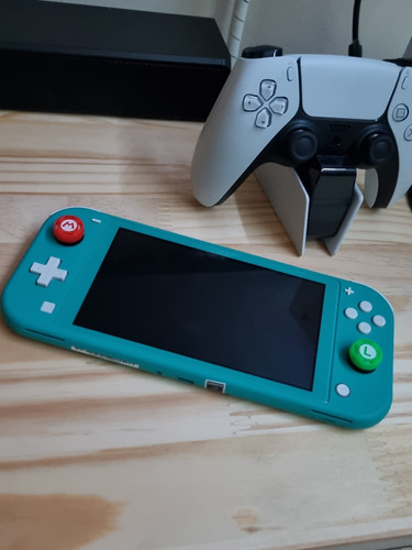 Nintendo Switch Lite Turquesa - Edição Standard + Acessórios + Desb.