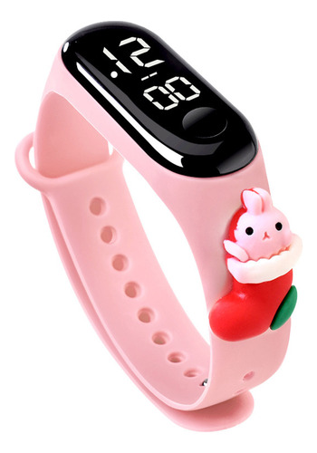 Reloj Digital Led De Reino Unido Para Niñas, Correa Ajustabl