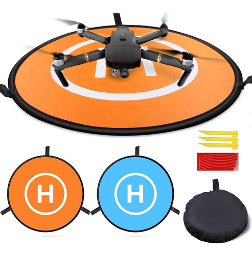 Landing Pad Helipuerto, Pista De Aterrizaje 80 Cm Para Drone