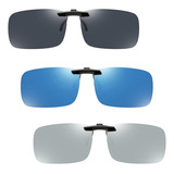 Gafas De Sol Polarizadas Oopsmi Con Clip, Paquete De 3 Unida