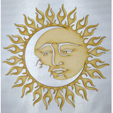 Mándala Sol Y Luna 19 Cm. Decoracion, Pintar