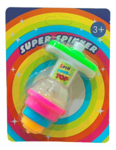 Juguete Trompo Con Luz Juego Regalo Niños