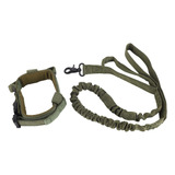 Collar Táctico De Mascotas - Ejército Verde M