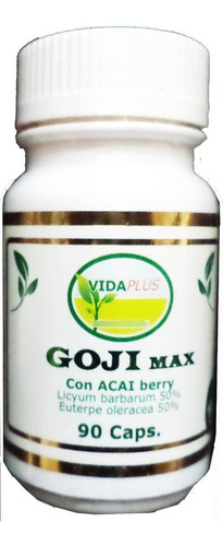 Goji Max Con Acai Berry 4 Fcos  90 Caps De 500 Mg C/despacho