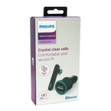 Manos Libres Bluetooth Philips 1613 + Cargador De Auto Usb 