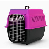 Kenel Transportadora Para Perros Y Gatos Mediana Rosa Duna