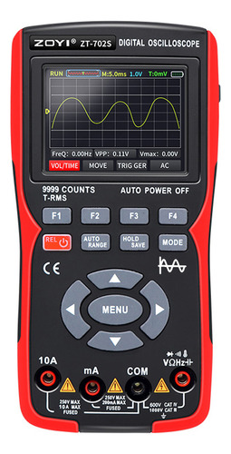 Osciloscopio Multímetro 2en1 48 Msa/s 10 Mhz True Rms.. 8 Ip