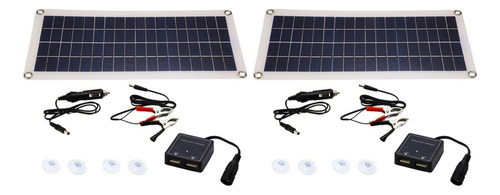 2 X 8 W 12 V Doble Usb/dc Panel Solar Flexible Para Coche, 8