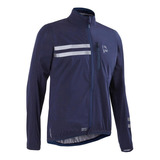 Chaqueta Impermeable Ciclismo Hombre Triban Azul Marino