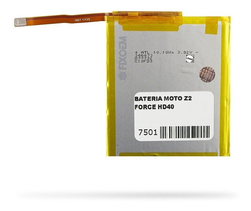 Pila Bateria Compatible Con Moto Z2 Force Hd40