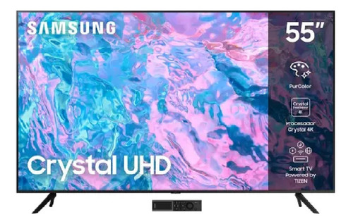 Samsung Pantalla 55pul 4k Uhd Smart Tv