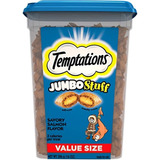 Snack Gatos Temptations Crujiente Y Suave Sabor Salmón 396gr