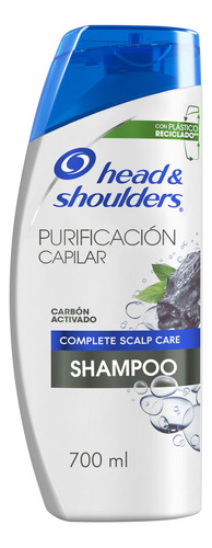 Head & Shoulders Purificación Capilar Carbón Activado Shampoo Control Caspa 700 Ml