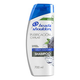 Head & Shoulders Purificación Capilar Carbón Activado Shampoo Control Caspa 700 Ml