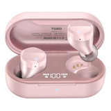 Auriculares Inalambricos Tozo T12 Bluetooth, Over-ear, Rosa